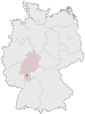 Darmstadt na mapě