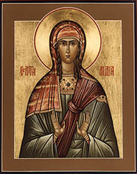 Svatá Lydie, ruská ikona