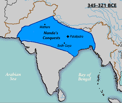 नंद साम्राज्य आपन चरम पे