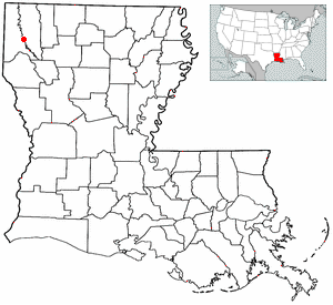 موقعیت در ایالت لوئیزیانا