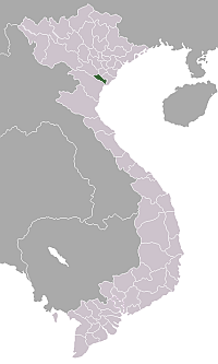 Location of Ninh Bình Province