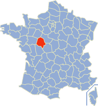 Nahimutangan sa Indre-et-Loire sa Pransiya