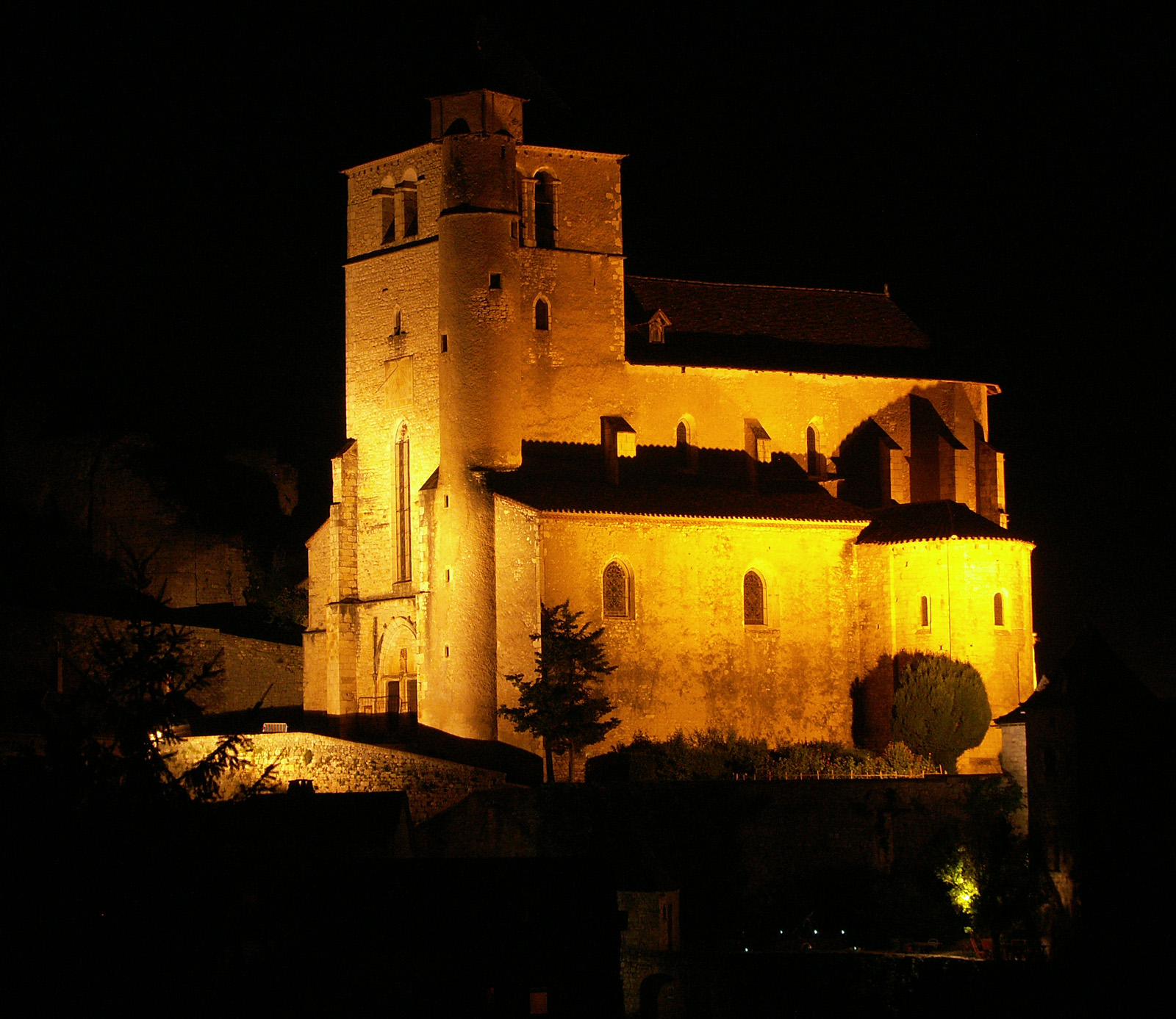 Église de Saint-Cirq-Lapopie.