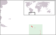 Location of Géorgia Kidul jeung Kapuloan Sandwich Kidul