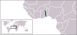 Location of Prancūzijos Togolandas