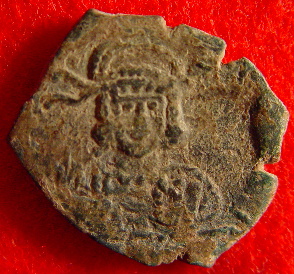 Münze Konstantins IV.