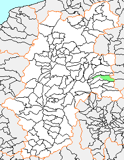 佐久町の県内位置図