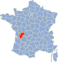 Nahimutangan sa Charente sa Pransiya
