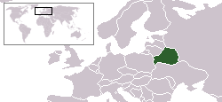 Location of બેલારૂસ