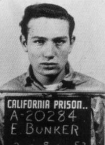 Edward Bunker vankilakuva on otettu jossakin Kalifornian vankilassa.