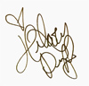 signature de Hilary Duff