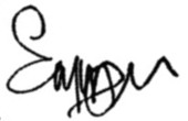 Emma Watsons signatur