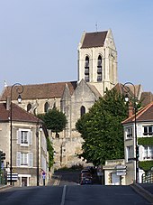 L’église d’Auvers-sur-Oise.