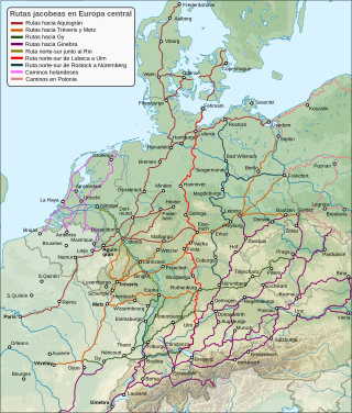 Caminos de Santiago en Centroeuropa