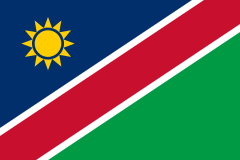 Flaga Namibii