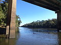 Flint River looking north, GA 32 bridge overhead