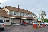 The historic Houghton County Traction Company Ahmeek Streetcar Station