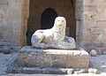 Löwe im Innenhof des Archäologischen Museums der Altstadt