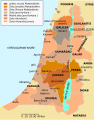 Hasmonean Kingdom and regions (in Tschechisch).