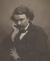 Nadar, významný francouzský portrétní fotograf, cca 1870