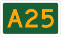 Alphanumeric route marker