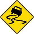 (W14-7/PW-41) Slippery road