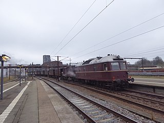 Steam locomotive at Østerport Station.