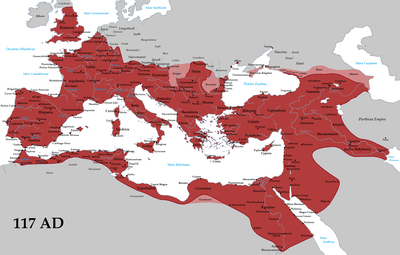 Lokacija Rimskog Carstva