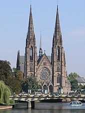 Façade of church.