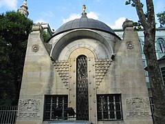 Tumba del Jeque Zafir (1905-1906), de Raimondo D'Aronco, un buen ejemplo de Art Nouveau en Estambul