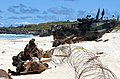 US Marine Corps (USMC) Marines, 3rd Battalion, 3rd Marine Regiment and their AAV7A1 Assault Amphibian Vehicles (AAV) land on the beach following a mechanized raid in support of exercise Rim of the Pacific 2004 (RIMPAC 2004).