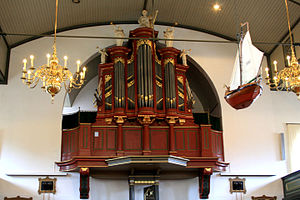 Het Meere-orgel uit 1792 in de Bethelkerk (Urk), afkomstig uit IJsselstein