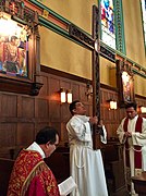 Stations of the Cross procession with the relic of the True Cross