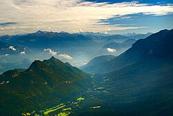 Vue du Val di Sella