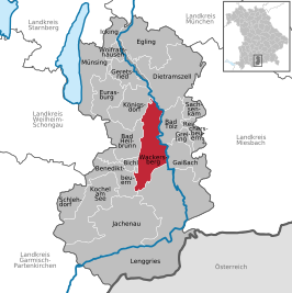 Kaart van Wackersberg