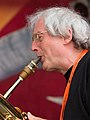 Der Basssaxophonist (Deep Schrott) auf dem TFF Rudolstadt 2014