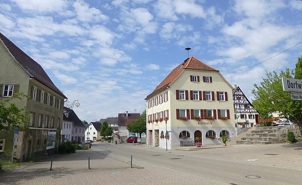 Former townhall and inn near Horb , at Weitingen - first image!