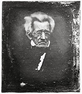 Andrew Jackson aos 78 anos.