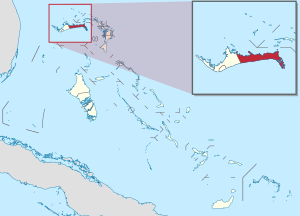 Восточный Большой Багама на карте