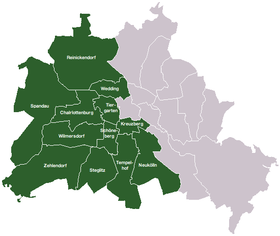 Localização de Berlim Oriental