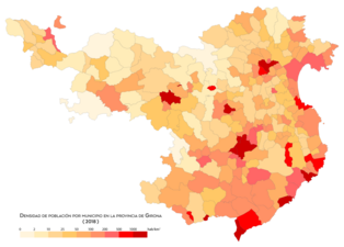 Densidad de población (2018)