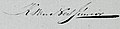 Handtekening Klaas van Nes (1812-1840)