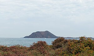 Islote de Lobos visto desde Corralejo