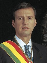 Jorge Quiroga Ramírez (2001-2002) 5 de mayo de 1960 (64 años)