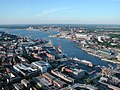 Luftaufnahme der Kieler Innenförde Aerial view of Kiel Inner Fjord