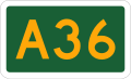 Alphanumeric route marker