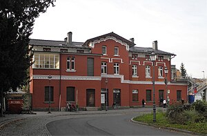 Bahnhof Velbert-Langenberg, Empfangsgebäude.