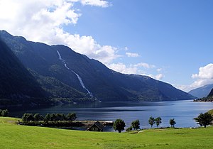 Langfossen, Etne