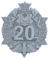 Odznaka pamiątkowa 20 PBOT.