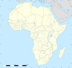 Mogadiscio ubicada en África